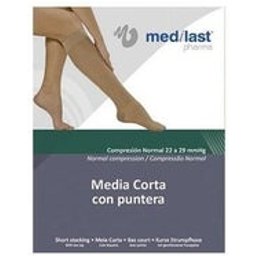 Media Corta con Puntera Negra T-XL 1 Paire