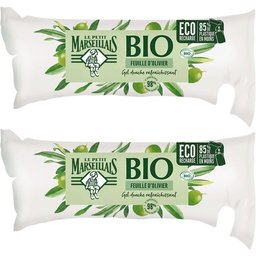 Le Petit Marseillais Berlingot Recharge Gel Douche Bio Rafraichissant - Feuilles d'Olivier Bio