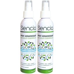 Sencia - Spray assainissant aux 35 huiles essentielles - 100% pures et naturelles - Elimine les bactéries, virus et acariens - Spray 200ml