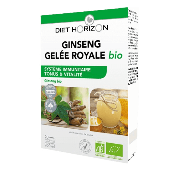 Ginseng Gelée Royale Bio 20 ampoules