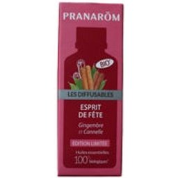 Pranarôm Diffusion Huile Essentielle Esprit de Fête Bio 30ml