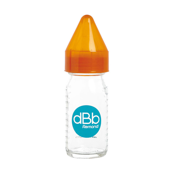 Biberon Jus de Fruit Régul'Air Verre Orange Translucide 110ml