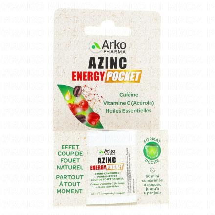 Azinc - Energy Pocket 60 mini-comprimés