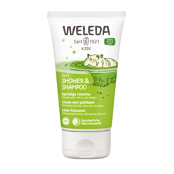 Crème de Douche 2 en 1 Enfants - Citron vert pétillant - Weleda