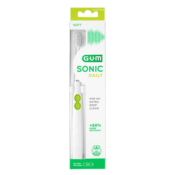 Brosse à Dents Electrique N°4100 Sonic Daily Soft Blanche