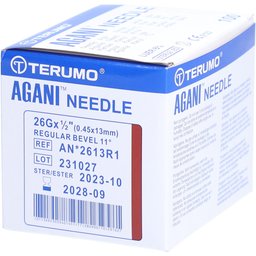 Agani™ Aiguilles 26G x 1/2 (0,45 x 13 mm) Marron