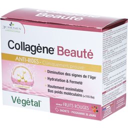 Collagène Beauté Anti-Rides Végétal Fruits Rouges