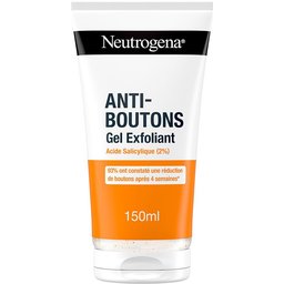 Gel Exfoliant Visage Anti-Boutons Peaux Acnéique 150 ml