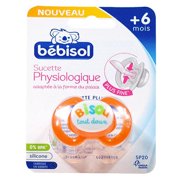 Bebisol Sucette Physiologique Silicone Verte Joues à Croquer