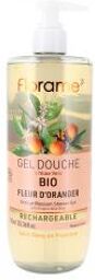 Gel Douche Fleur d'Oranger Rechargeable Biologique 750 ML - Flacon-Pompe 750 ml