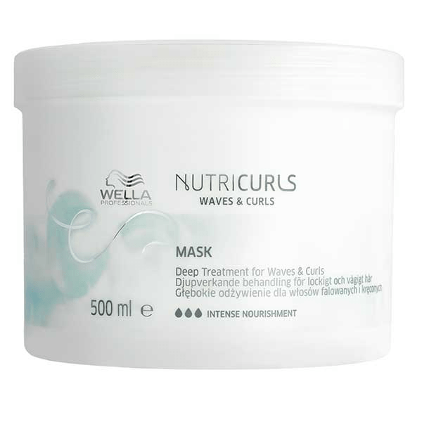 Nutricurls Masque profond anti-frisottis pour cheveux ondulés et bouclés 500ml