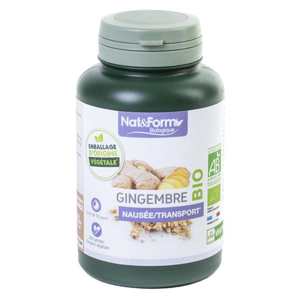 Bio Gingembre 200 gélules végétales