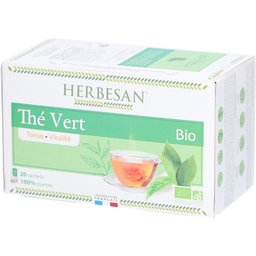Herbesan Bio Thé Vert Infusion Tonus et Vitalité