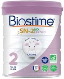 SN-2 Bio Chèvre 2ème Âge de 6 à 12 Mois 800 g - Pot 800 g