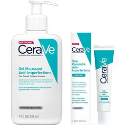 Gel Moussant Anti-Imperfections + Soin Concentré Anti-Imperfections