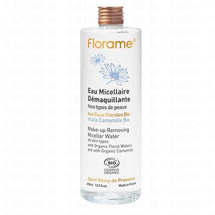 Eaux florales bio - Eau micellaire démaquillante bio 400ml