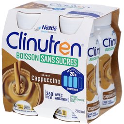 Nestle Clinutren Boisson Sans Sucres Capuccino