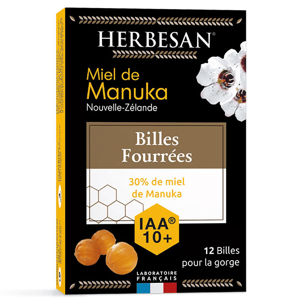 Miel de Manuka IAA10+ Billes Fourrées 54g