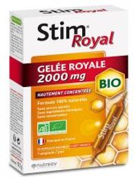 Stim Royal Gelée Royale 2000 mg Bio 20 Ampoules - Boîte 20 ampoules de 15 ml