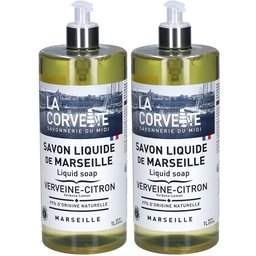 LA Corvette Savon liquide de Marseille Verveine-Citron