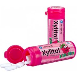 Xylitol Goût fraise chewing-gum enfants 30 pièces