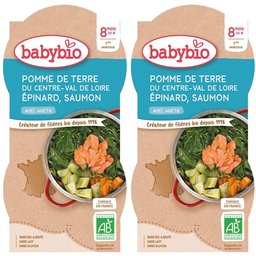 Pomme DE Terre DU Centre-Val DE Loire Epinard Saumon À L'aneth dès 8 mois