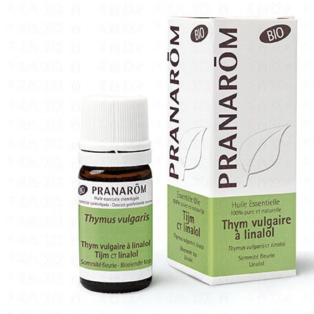 Huile essentielle Thym vulgaire Linalol bio flacon 5ml