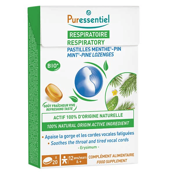 Respiratoire Pastilles Gorge Menthe-Pin 20 unités