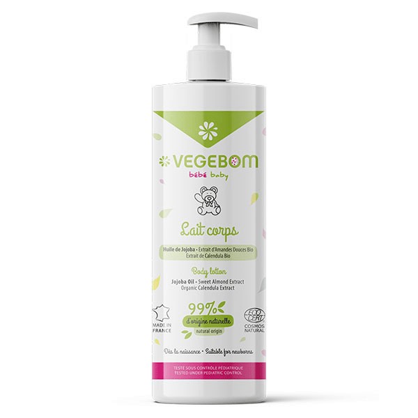 Gamme Bébé Lait Corps Flacon Pompe 400ml