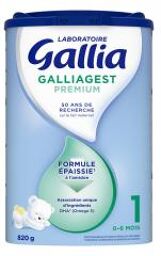 Galliagest Premium 1er Âge 0-6 Mois 820 g - Boîte 820