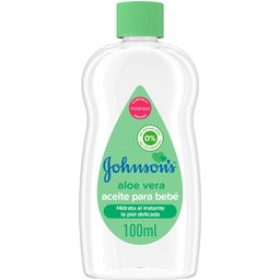 L'huile d'aloe vera de Johnson's Baby hydrate et nourrit instantanément 100ml