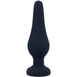 Intense Anal Plug Pipo S Silicone Noir 9.8cm 1 pièce