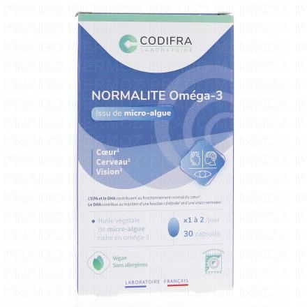 Normalite - Oméga-3 30 capsules