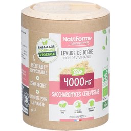 Nat&Form Levure de bière non revivifiable Bio en comprimés