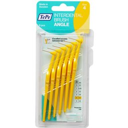 TePe® Brossettes Interdentaires Angle Jaune 4- 0,70 mm