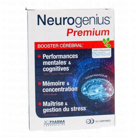 3C PHARMA Neurogenius - Prémium 60 comprimés