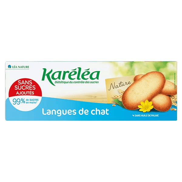 Biscuits Sans Sucres Ajoutés Langues de Chat 100g