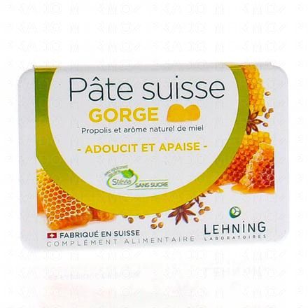 Pâte Suisse Propolis et miel gorge x ~ 40