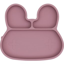 Vaisselle Silicone à Ventouse Rose Poudre 1ut