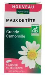 Maux de Tête Bio 45 Unités - Pot 45 végécaps