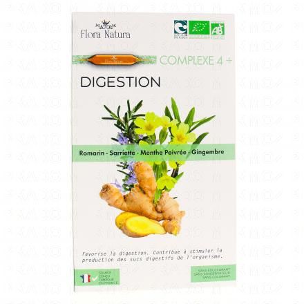 FLORA NATURA Complexe 4+ - Digestion Bio 20 ampoules de 15ml