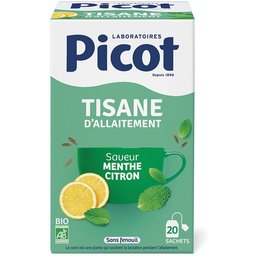 Laboratoires Picot Tisane d'Allaitement Saveur Menthe-Citron