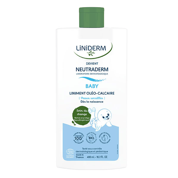 Baby Liniment Oleo-Calcaire BIO Flacon capsule 480ml