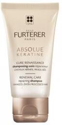René Furterer Shampooing-Soin Réparateur - Shampoing Sans Sulfates à la Kératine Végétale - Absolue Kératine 50 ml - Tube 50 ml