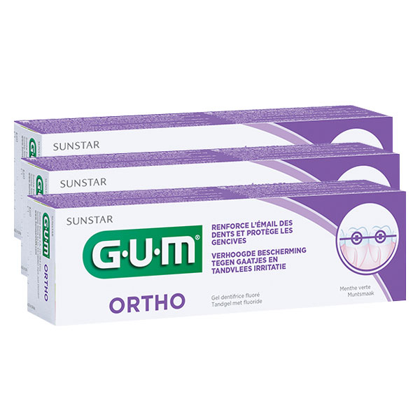 Dentifrice Ortho Email et Gencives 75ml - Lot de 3