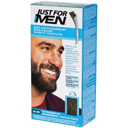 Moustache&barbe Chatain Fonce M45