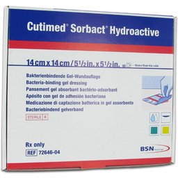 Cutimed Sorbact Hydro 14cm x 14cm