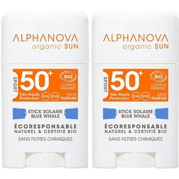 Alphanova Stick Solaire Bleu Très Haute Protection Visage Spf50+