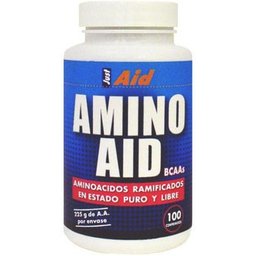 Just Aid Amino Aid Bcaa Acides aminés à chaîne ramifiée 300Comp