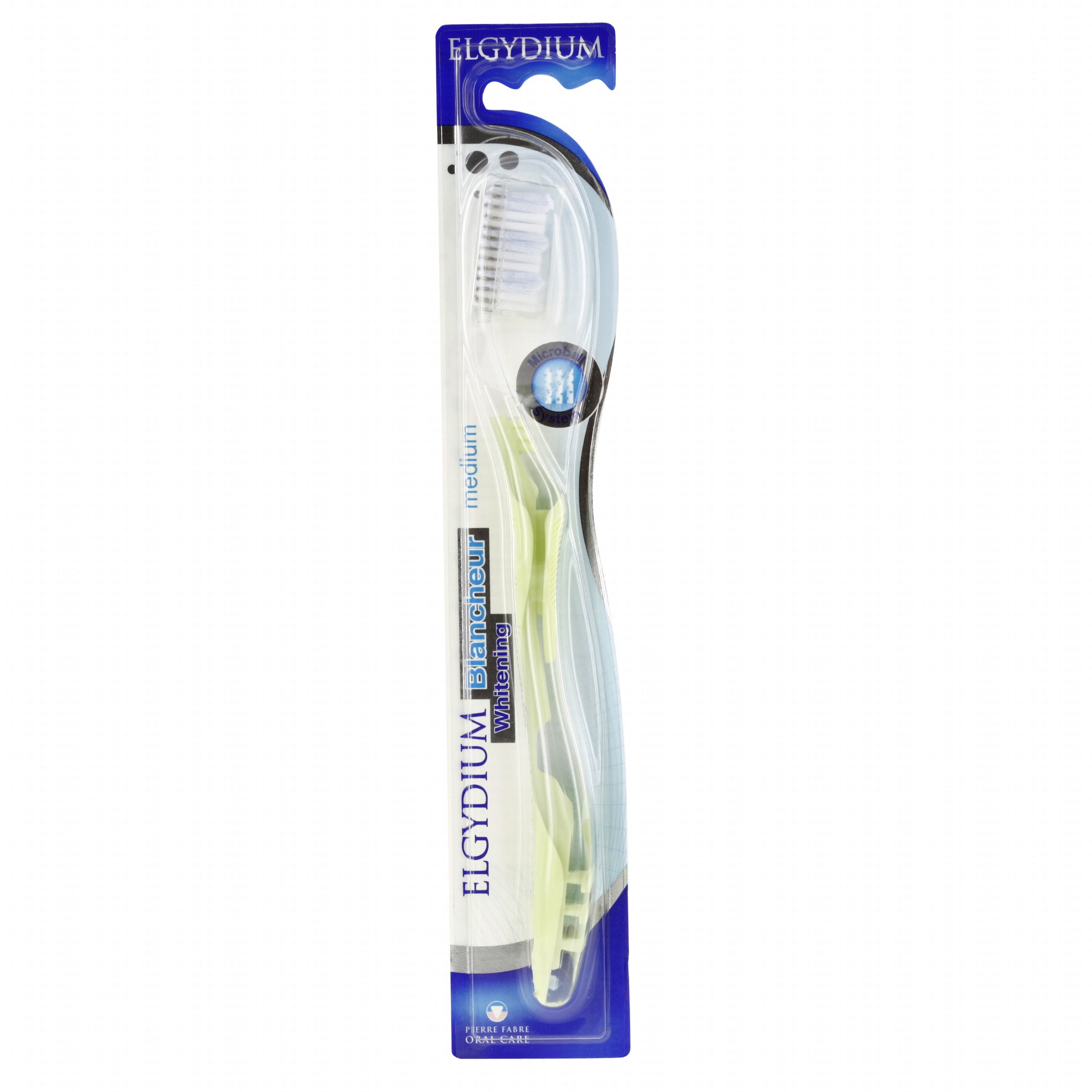 Brosse à dents blancheur medium